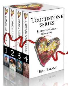 Touchstone Series: Romance Novella Books 1-4, plus a bonus short story, by Beth Barany