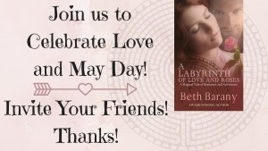 Celebrating Love and May Day! Labyrinth of Love and Roses-invite