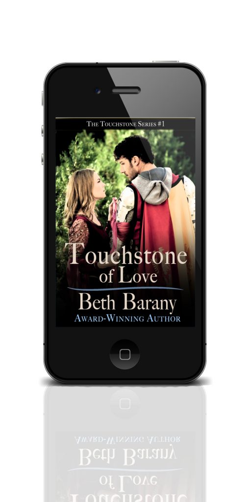 COVER FOR TOUCHSTONE OF LOVE SWEET PARANORMAL ROMANCE NOVELLA